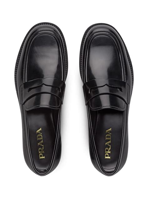 men prada loafer|prada men's loafers black.